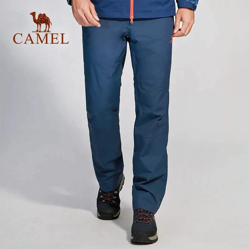 CAMEL nuevo de senderismo al aire libre pantalones impermeable a prueba de viento de otoño invierno deporte montaña hombre escalada pesca pantalones de Trekking Pantalones