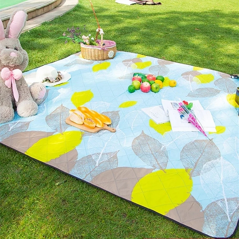 Goede Machine Wasbaar 200*200cm Camping Mat Picknick matten Outdoor Strand tent Mat Deken kinderen Plaid Baby kleed Vocht proof pad