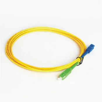 

fiber optic patch cord SC/APC-SC/UPC white cable 2.0mm 3m