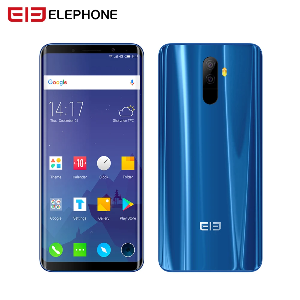 Elephone U Pro смартфон 6 ГБ 128 г 5 99 ''Snapdragon 660 Android 8 0 Восьмиядерный 13MP распознавание