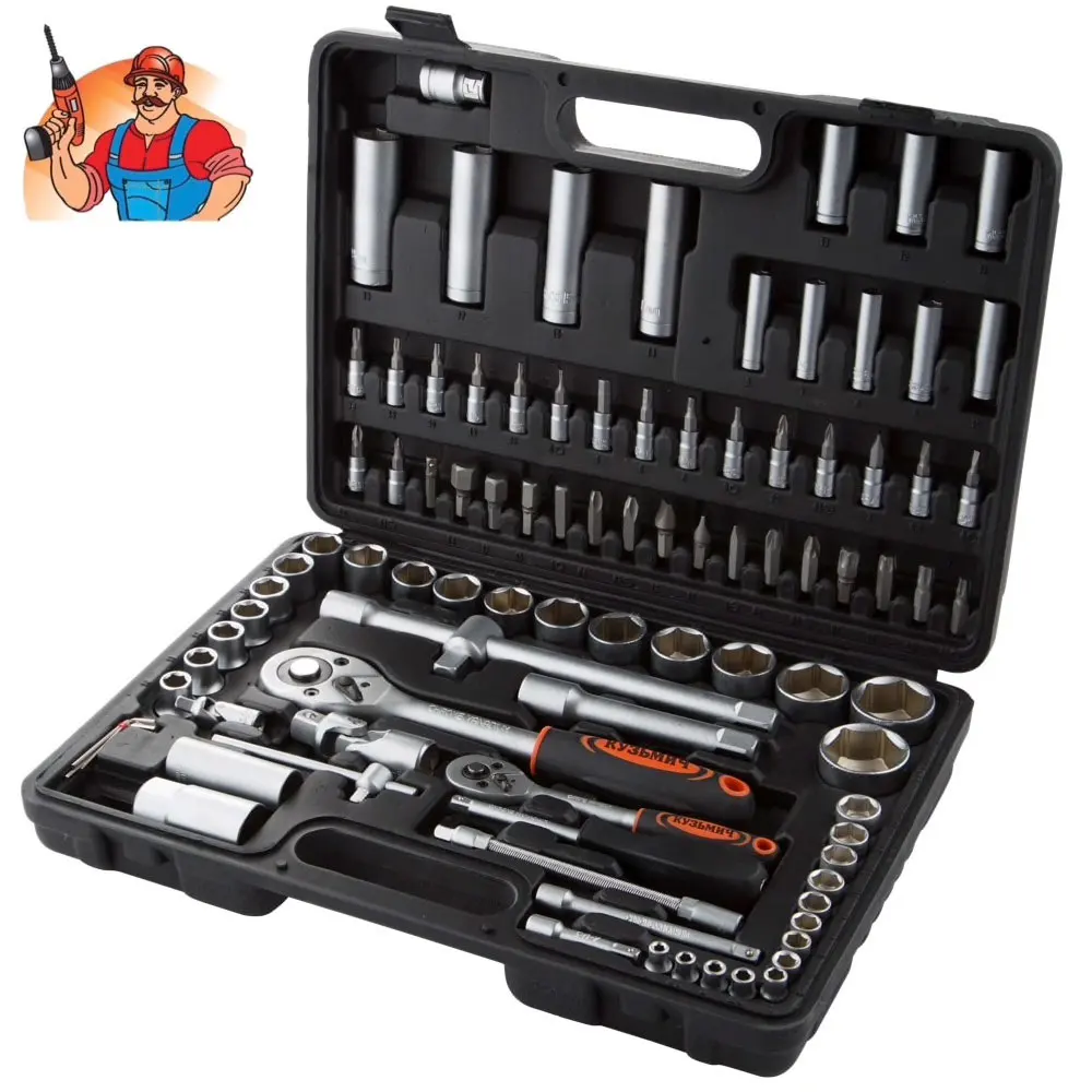 

Hand Tool Sets Kuzmich NIK-004/94 screwdrivers wrench set keys key heads for auto household repair tools