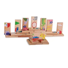 28 шт./компл. животное цветные домино деревянная мозаика, анимированная Монтессори Обучающий набор игрушек подарки на день рождения забавные детские игры