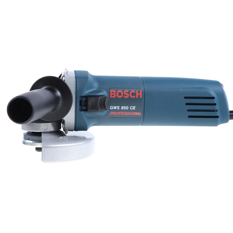 Машина шлифовальная угловая Bosch GWS850CE (792) (Мощность 850 Вт, 2800-11000 об/мин холостого хода, диск 125 мм, регулировка скорости)