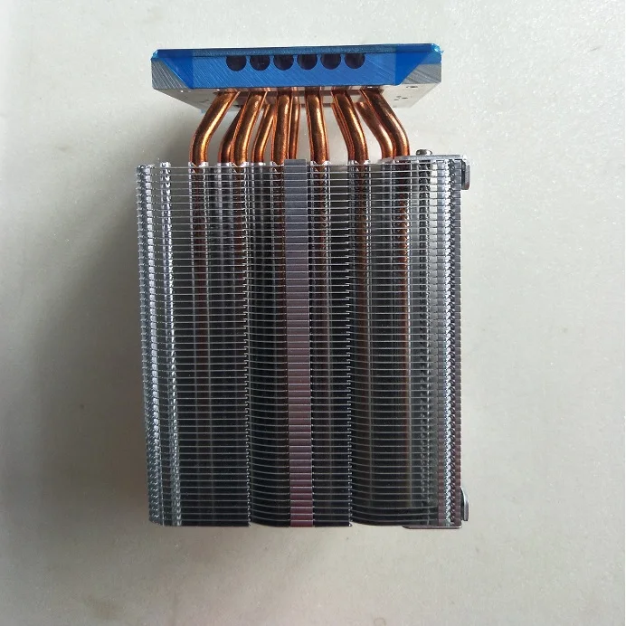 US $163.79 DIY LED UHOME 12pcs Copper Aluminum Heatpipe Radiator Cooling Heatsink For 200W300W500W COB LED Or 150W150W300W300W COB