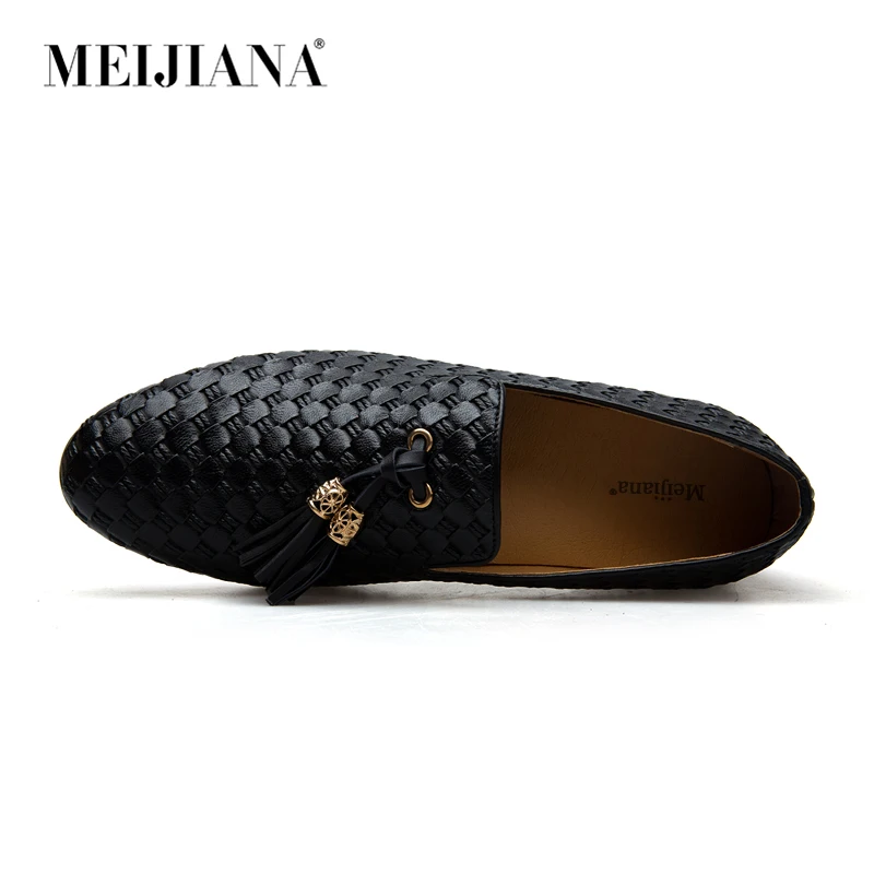 MEiJiaNa Brand Men Shoes 2017 New BV Breathable Comfortable Men Loafers Luxury Men's Flats Men Casual Shoes