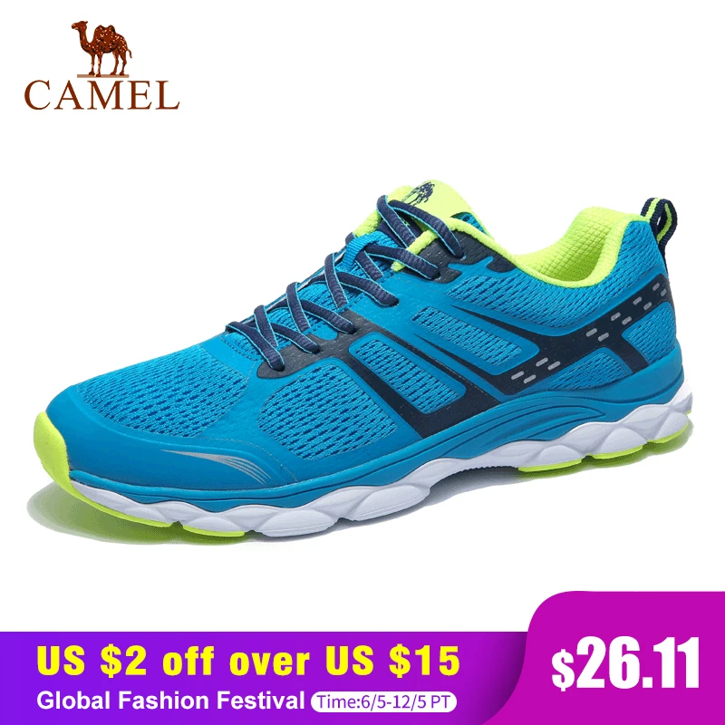 

CAMEL Men Running Shoes Comfortable Breathable Outdoor Sports Exercises Sneakers Jogging Chunky Light Weight