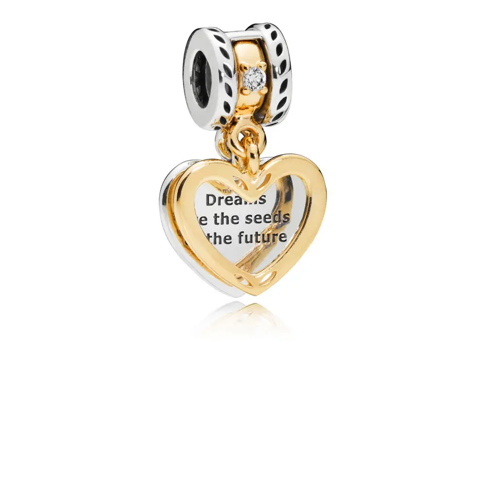 

2019 New Autumn Genuine 925 Sterling Silver Love Pendant for Original Seeds of the Future Hanging Charm Bracelet DIY