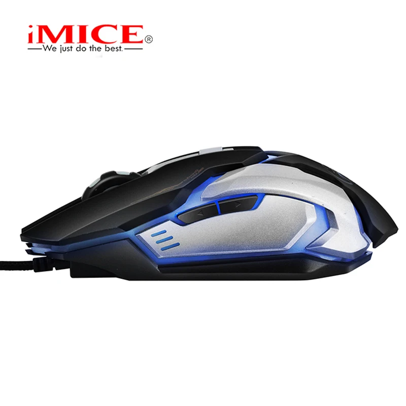  iMICE Wired Gaming Mouse USB Optical Mouse 6 Button V6 2400DPI Computer Pc Mouse for CS DOTA LOL Ga