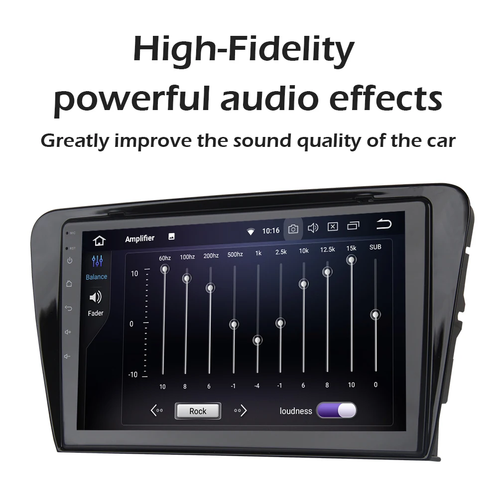 Discount Android 8.0 Octa Core 4GRAM Car Multimedia Player for Skoda Octavia 2014 2015 2016 2017 with 10.2" HD Touch Screen Built-in GPS 2