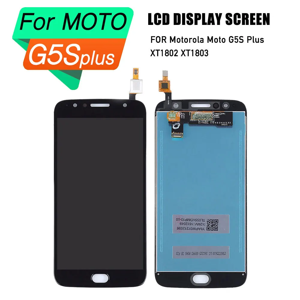 

lcd touch screen for motorola moto g5s plus lcd digitizer frame assembly for Motorola Moto G5S Plus XT1802 XT1803 lcd screen