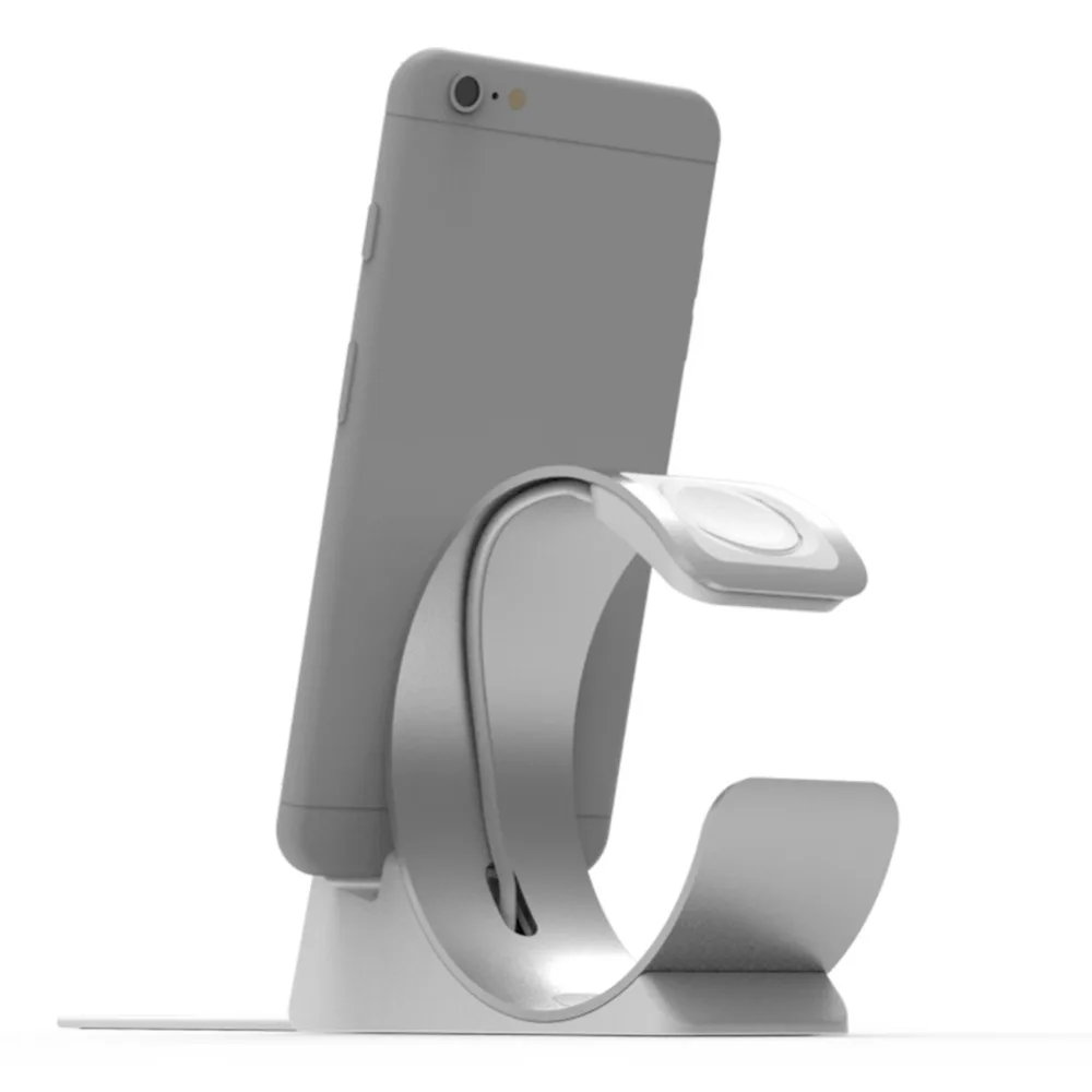 2 в 1 настольная подставка для телефона для iPhone X 8 7 зарядная док-станция для apple watch подставка Настольный держатель телефона зарядное устройство База поддержка
