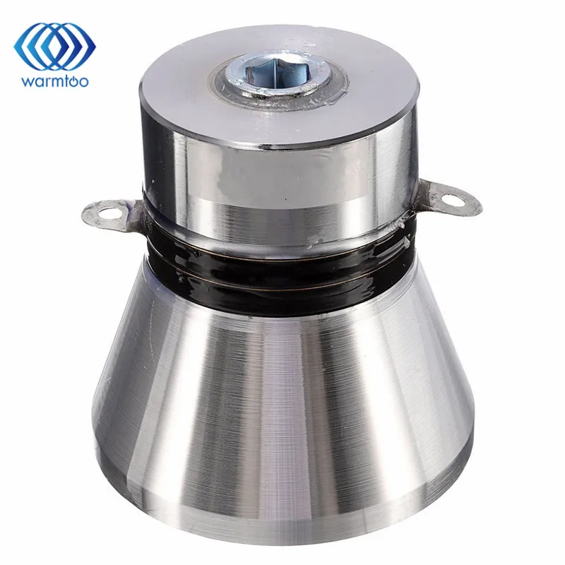 

1Pcs 100W 28KHz Aluminum Alloy Ultrasonic Piezoelectric Transducer Cleaner Silvery High Performance Ultrasonic Cleaner Parts