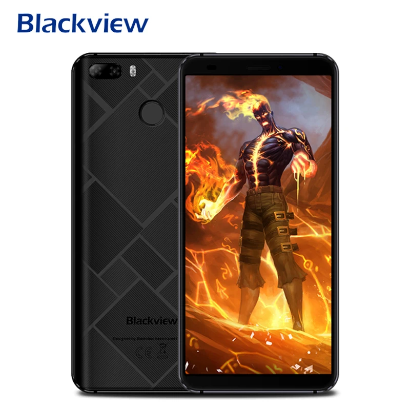 Blackview S6 4G смартфон с двумя sim картами 18:9 отпечатков пальцев 5 7 дюйма HD + мобильный