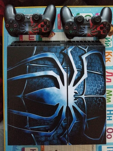 Spiderman Custom Made Skin Sticker For Your Console Game PS4