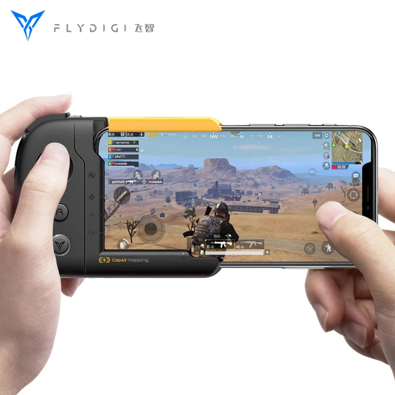 

FlyDiGi WASP One-handed Gamepad Physical Connection CapAir Mapping Joystick for PUBG Mobile Game Controller for iPhone 6/7/X/XS