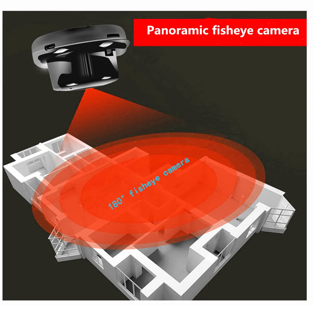 Skup Kruiqi panoramiczna kamera IP Wifi 960P super szeroki kąt bezprzewodowa kamera przemysłowa z IR Night Vision i detekcją ruchu