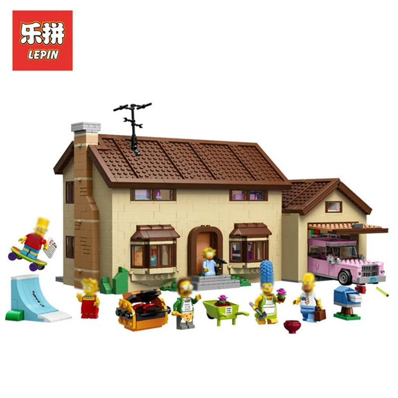 

DHL Lepin Movie Series Wars Figures 2575Pcs 16005 The Simpsons Model Building Kits Blocks Educational Bricks Kid Toy Gift 71006