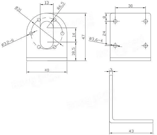 DC 12V 320rpm Encode Gear Reducer Motor Electric Gear Box Motor