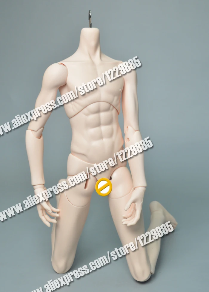 HeHe BJD 1/3 BJD мышечное тело мальчика(только тело, без головы) с головой 65 см высота