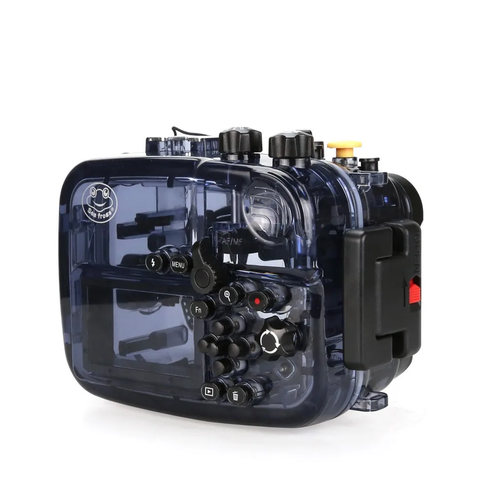  Seafrogs 60m/195ft Waterproof Underwater Camera Housing Case for Sony Alpha A6000 A6300 A6500 (Hous