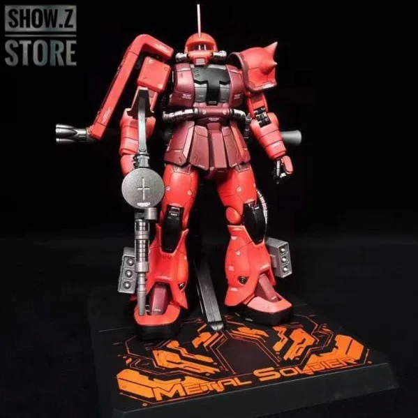 

[Show.Z Store] Metal Soldier MS 1/100 MS-06S MS06S Char's Zaku II Side 3 Side3 Metal Build Gundam Mobile Suit Action Figure