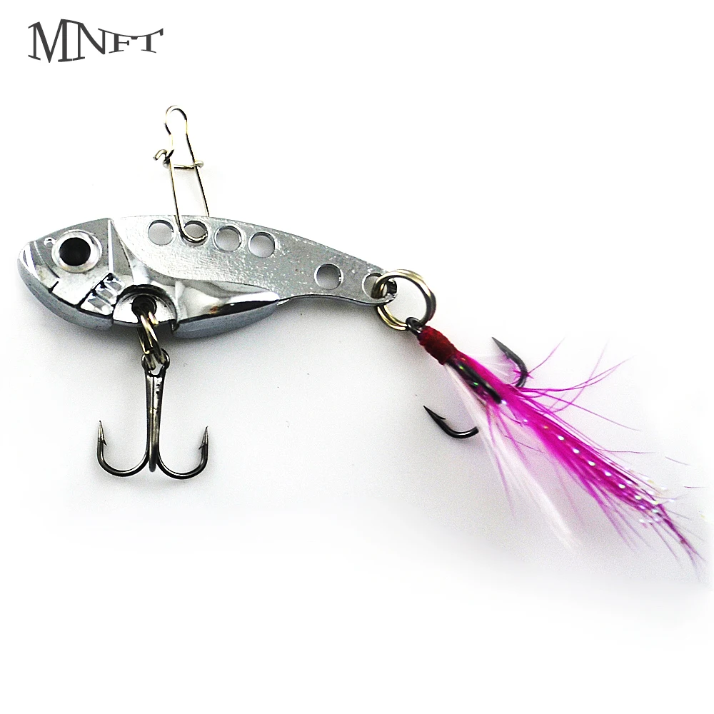 Mnft 10pcs/pack 7.5g Fishing Lure Blade Metal Vib Hard Bait Fishing
