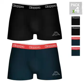 

KAPPA Boxers type boxer pack 4 units in black and blue for men