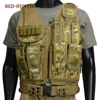 

Wholesale Hunting Military Vest Tactical Paintball Sports Wear Vest Camouflage Military CP ACU Black Green Sand