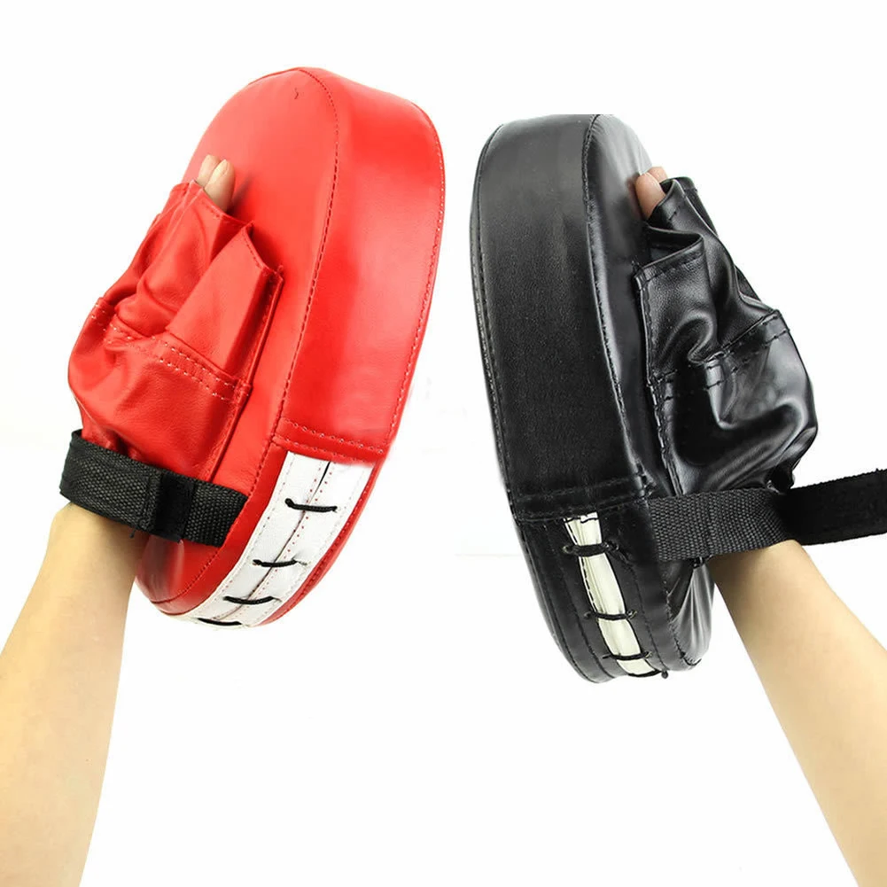 Boxing Mitt Training Focus Target Karate Combat Thai Kick Punch Pad