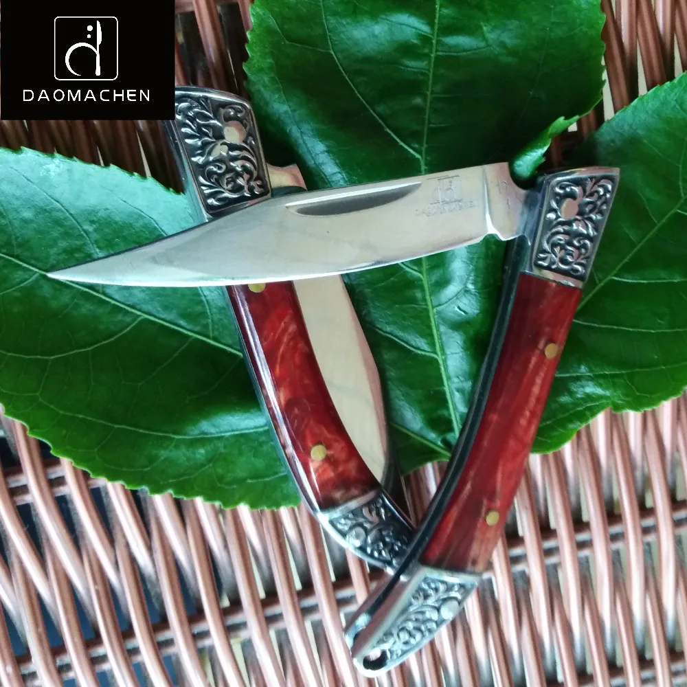 

Folding Knife Steel and wood Handle Tactical Pocket Knife Camping Survival Tools Hunting knives Outdoor knife Super sharp