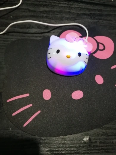 Kawaii Hello Kitty Mouse Wired USB - Kuru Store