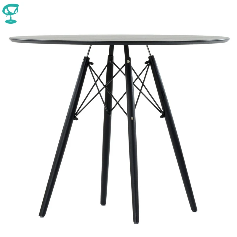 T8Sp80Black Barneo T-8 القشرة الداخلية عشاء الجدول طاولة بار أثاث المطبخ طاولة طعام اللون الأسود شحن مجاني في روسيا