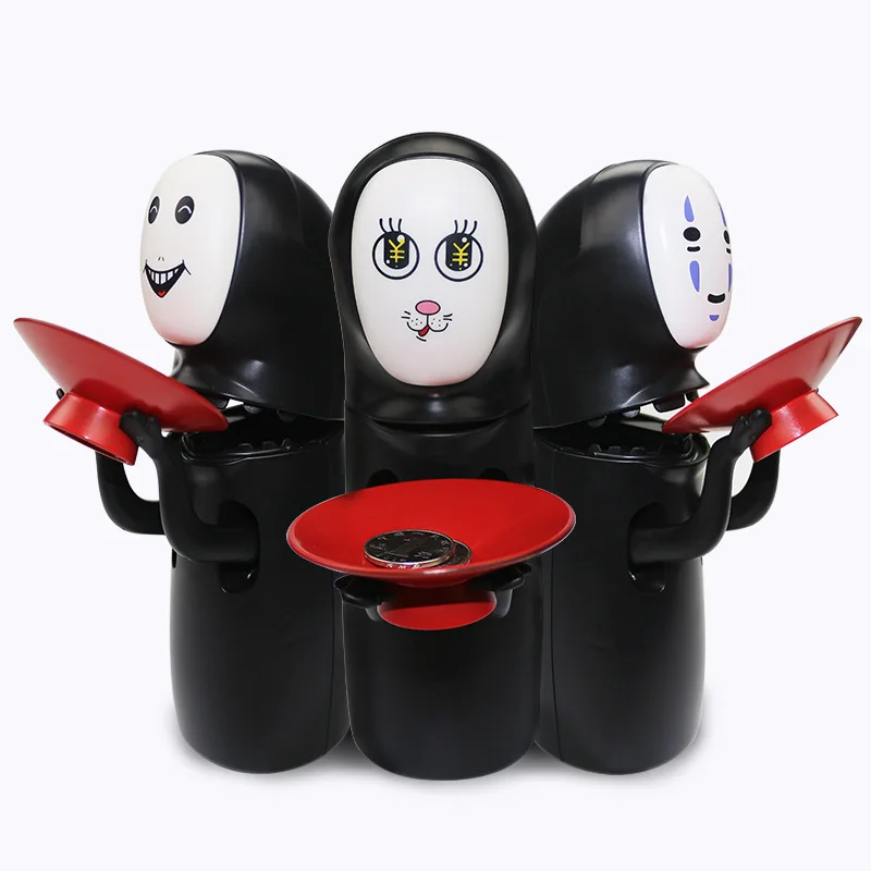 

Spirited Away Kaonashi No-Face Piggy Bank Toy Multi Styles Miyazaki Hayao Chihiro design Automatic Eaten Coin Bank