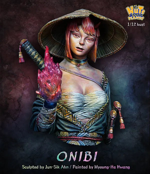 [Loong Way Miniatures] ореховая планета ONIBI смола обхват груди | Игрушки и хобби
