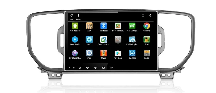 Perfect Android Octa Core Car DVD Player For KIA Sportage 2016 2017 KX5 GPS Navigation 1 Din Car Stereo Head Unit 0