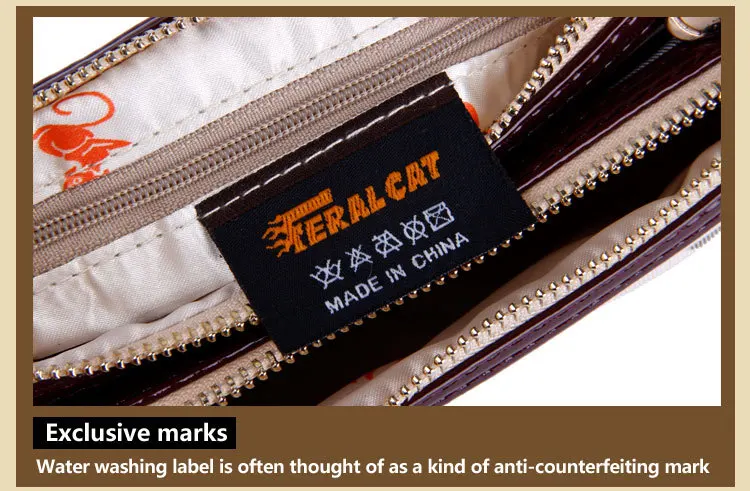 FERAL CAT Buy Cheap Womens Fashion Wallets Online Purses For Ladies Womens Small Leather Shoulder Bags Elegant Bag63