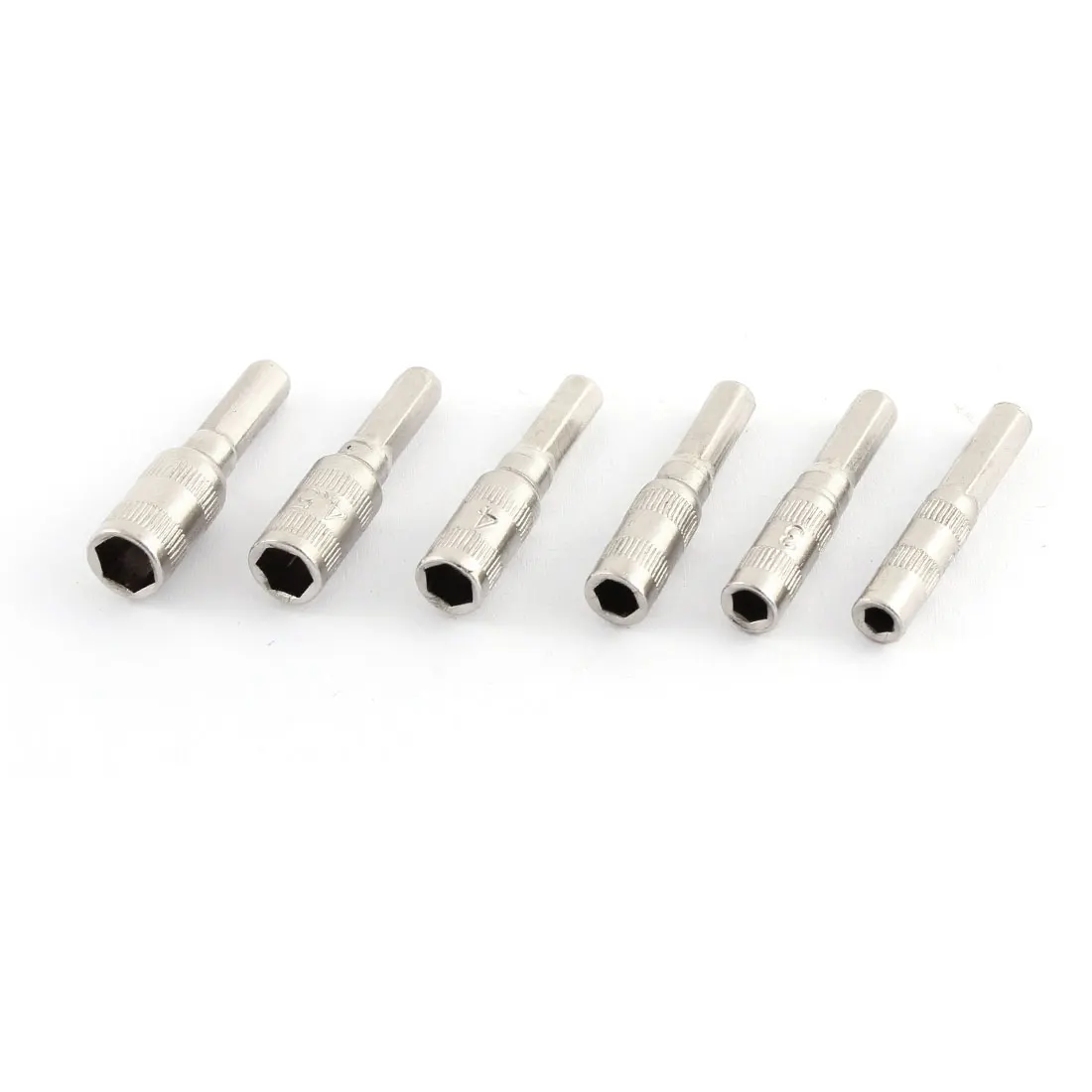 uxcellGray Metal Screwdriver Driver Drill 10mm Magnetic Hex Socket Bit 3 PCS
