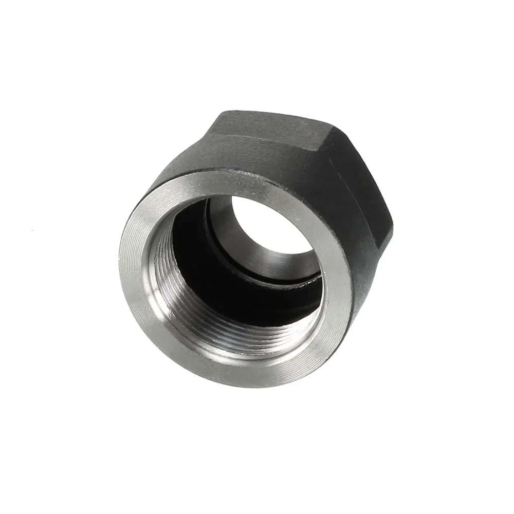 uxcell2pcs M16 x 2mm Pitch Metric Thread 304 Stainless Steel Left Hand Hex Nuts