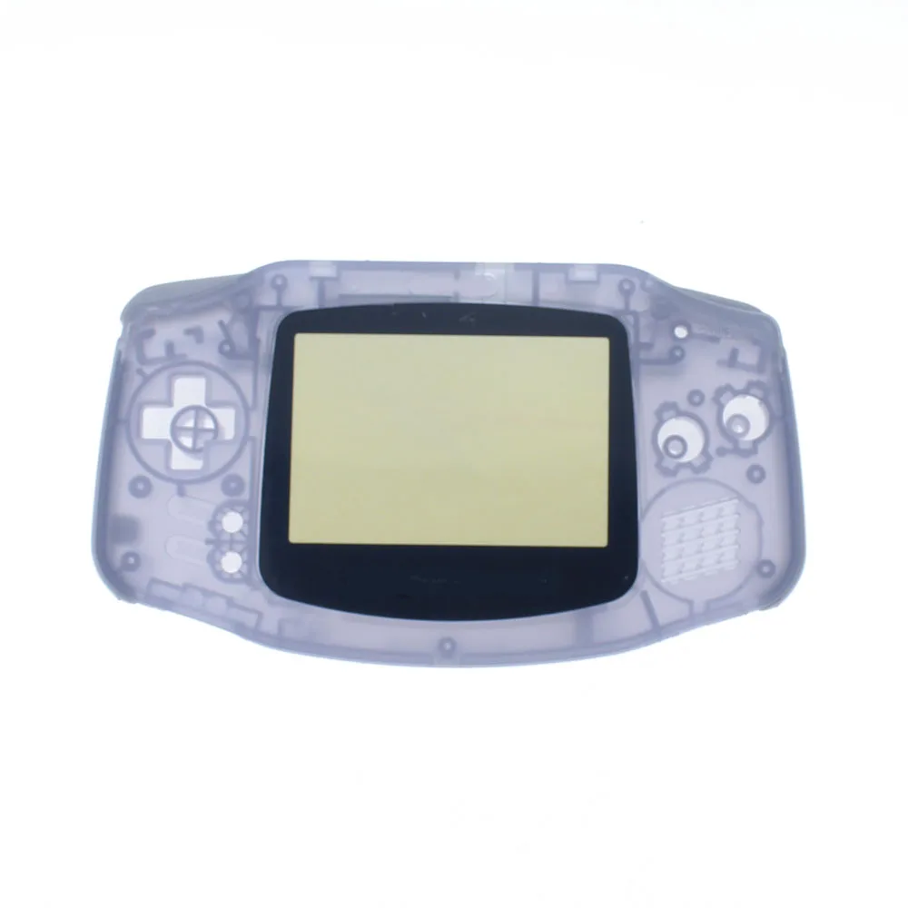 Сменный светящийся Прозрачный чехол для nintendo для GBA, чехол для Gameboy Advance, кнопки, отвертка - Цвет: K