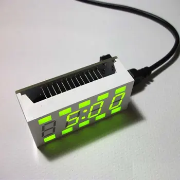 

New Arrival 1 Set DIY C51 Mini Creating Simple White Desktop Electronic Clock Kit
