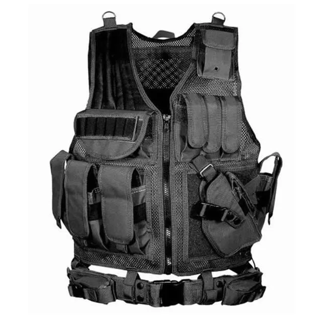 $US $26.18  Tactical Vest Army Military Combat Camouflage Vests Tactical Airsoft Molle Adjustable Vest CS Detac