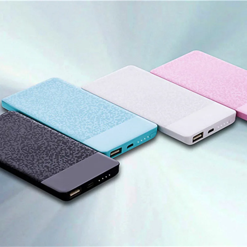 New Power Bank 15mm Ultra Slim 10000mah 2.1A Output Quick SmartPhones Portable External Battery Charger PowerBank For Xiaomi