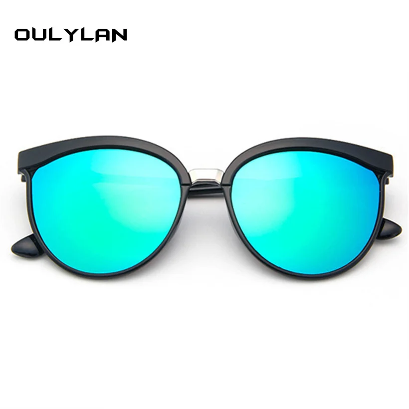Oulylan, модные брендовые женские солнцезащитные очки "кошачий глаз", Ретро стиль, винтажные очки, женские классические солнцезащитные очки "кошачий глаз", UV400