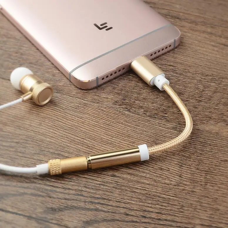 SUOZUN AUX audio cable USB Type C to 3.5 Earphone Adapter Type-C to 3.5mm Headphone converter for xiaomi 6 Letv Le2 SUOZUN AUX audio cable USB Type C to 3.5 Earphone Adapter Type-C to 3.5mm Headphone converter for xiaomi 6 Letv Le2