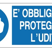 Знак для всех. Обязательная Защита слуха