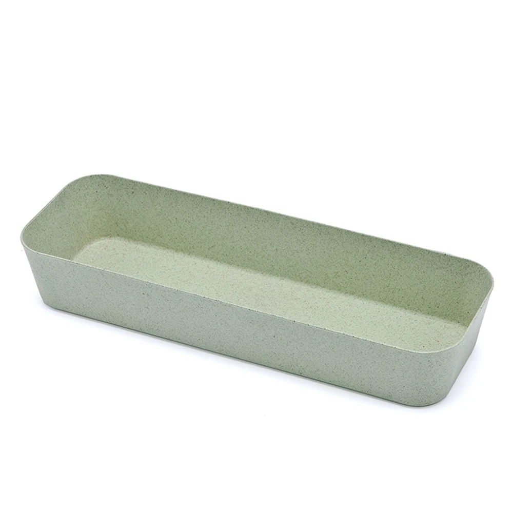 

Kitchen Drawer Storage Tray Organizer Degradable Material Storage Divider 269*183*43mm 1pcs