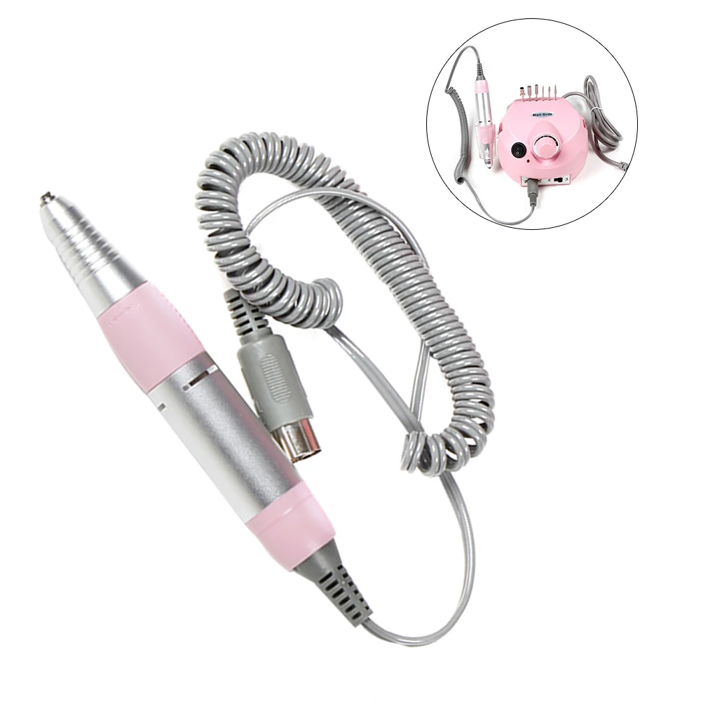 

Electric Apparatus Handle for Manicure Gel Cuticle Remover Stainless Pen for Pedicure Machine Polishing Tool Grinding Nail Files