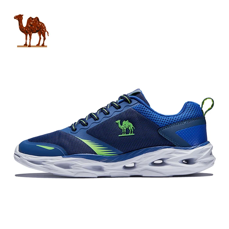 CAMEL/мужские и женские кроссовки с амортизацией, дышащая легкая удобная обувь, уличные спортивные кроссовки - Цвет: A812318425-Blue-M