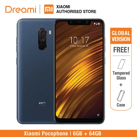 Global Version Xiaomi Pocophone 64GB ROM 6GB RAM  Brand New and Sealed  poco