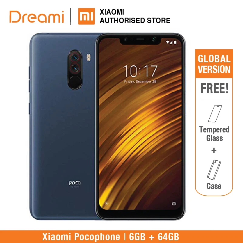 Preise Globale Version Xiaomi Pocophone F1 64 GB ROM 6 GB RAM (Marke Neue und Versiegelt) poco f1